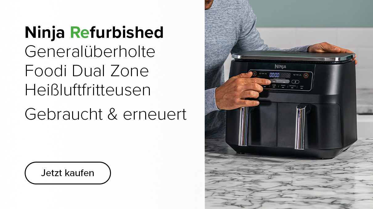 Ninja Refurbished - Generalüberholte Foodi Dual Zone Heißluftfritteusen - Gebraucht & erneuert